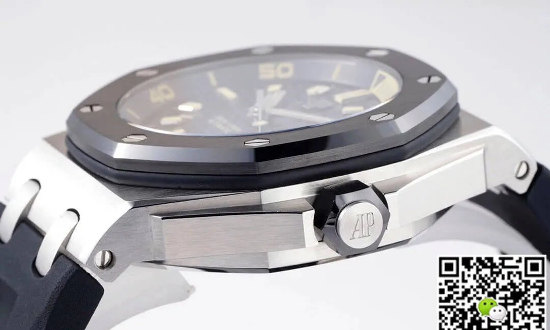 Audemars Piguet Royal Oak Offshore 15720CN.OO.A002CA.01 ZF Factory 1:1 Best Edition Replica Watch Black Strap